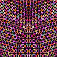 Colorful abstract geometrical gravel mosaic pattern background design vector