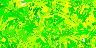 Light Green background with polygonal forms. vector