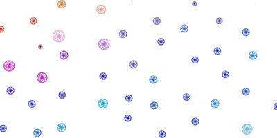 Light Multicolor pattern with spheres. vector