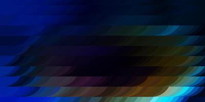 Dark Multicolor backdrop with triangles, lines. vector