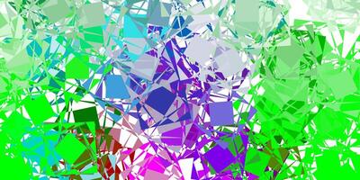 Light multicolor pattern with polygonal shapes. vector