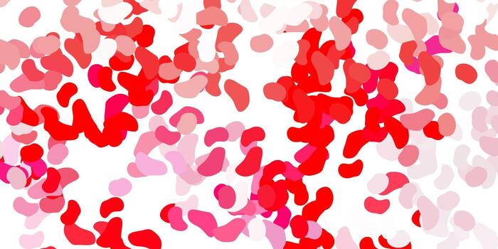 Light red template with abstract forms. vector