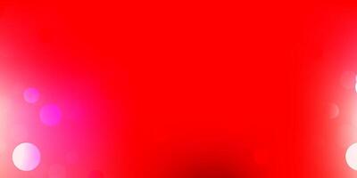 Light red pattern with abstract shapes. vector