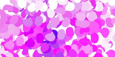 Light purple texture with memphis shapes. vector