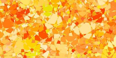 Dark Pink, Yellow texture with random triangles. vector