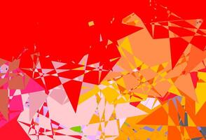 Light Multicolor background with polygonal forms. vector