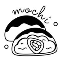 Trendy Mochi Concepts vector