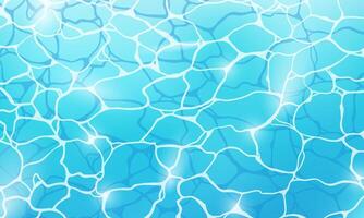 Pool water texture abstract cartoon style illustration. vector