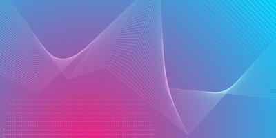 Blue purple minimal lines abstract futuristic tech background vector