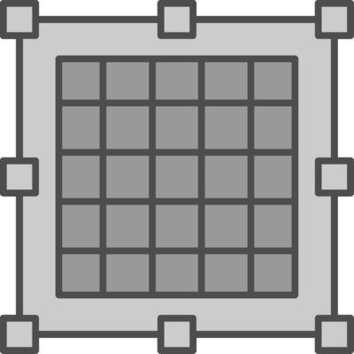 Grid Fillay Icon