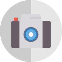 Camera Flat Scale Icon vector