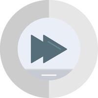 Skip Flat Scale Icon vector