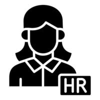 Hiring Manager icon line illustration vector