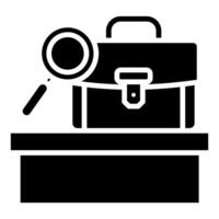 Career Fair icon line illustration vector