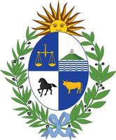 coat of arms of uruguay vector