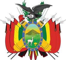 coat of arms of bolivia vector