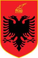 coat of arms of albania vector