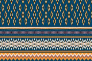 ikat seamless pattern abstract background for textile design. Can be used in fabric design for clothes, wrapping, carpet, fashion, textile, fabric, shirt, embroidery vector