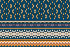 ikat seamless pattern abstract background for textile design. Can be used in fabric design for clothes, wrapping, carpet, fashion, textile, fabric, shirt, embroidery vector