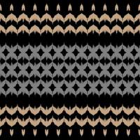 ikat seamless pattern abstract background for textile design. Can be used in fabric design for clothes, wrapping, carpet, fashion, textile, fabric, shirt vector