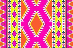 Geometric ethnic oriental seamless pattern. Can be used in fabric design for clothing, textile, wrapping, background, wallpaper, carpet, embroidery style vector