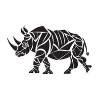 Rhinoceros Illustration, Design, Art, Icons, and Graphics vector