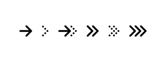 Arrows set. scalable graphics vector