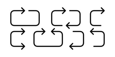 flechas señales. escalable gráficos vector