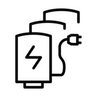 charging station outline icon pixel perfect design good for website and mobile app vector