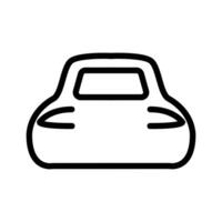 eléctrico coche contorno icono píxel Perfecto diseño bueno para sitio web y móvil aplicación vector
