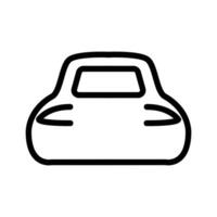 electric car outline icon pixel perfect design good for website and mobile app vector