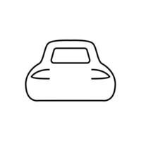 electric car thin outline icon design good for website and mobile app vector