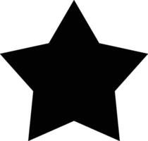 Star icon symbol image for rangking or rating reward vector