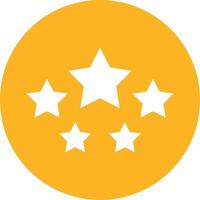 Star icon symbol image for rangking or rating reward vector