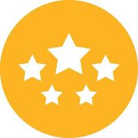 Star icon symbol image for rangking or rating reward vector