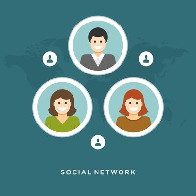 Flat design business illustration concept
