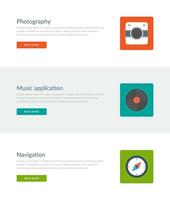 Website Headers or Promotion Banners Templates vector