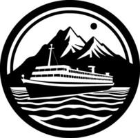 Cruise - Minimalist and Flat Logo - illustration vector