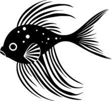 Angelfish - Minimalist and Flat Logo - illustration vector