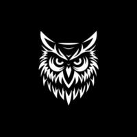 Owl - Minimalist and Flat Logo - illustration vector