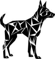 Australian Kelpie, Minimalist and Simple Silhouette - illustration vector