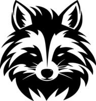 Raccoon - Minimalist and Flat Logo - illustration vector