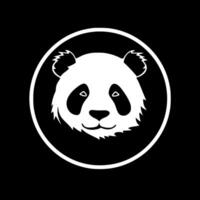 panda, minimalista y sencillo silueta - ilustración vector