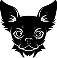 Chihuahua, Minimalist and Simple Silhouette - illustration vector