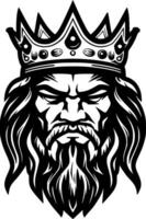 King - High Quality Logo - illustration ideal for T-shirt graphic vector