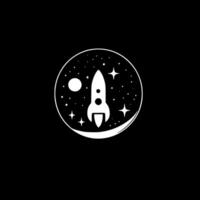 Space, Minimalist and Simple Silhouette - illustration vector