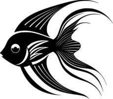 Angelfish - Minimalist and Flat Logo - illustration vector