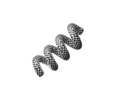 à carreaux abstrait 3d hélix spirale objet png