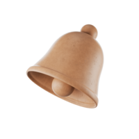 clay 3d notification bell icon png