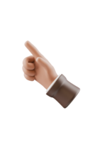 3d Hand zeigen png